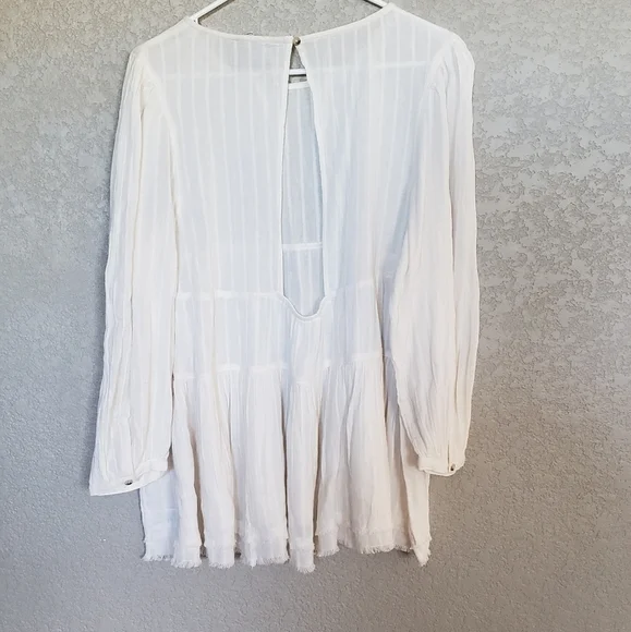 American Eagle outfitters long sleeve open back boho blouse size M. - Picture 5 of 7